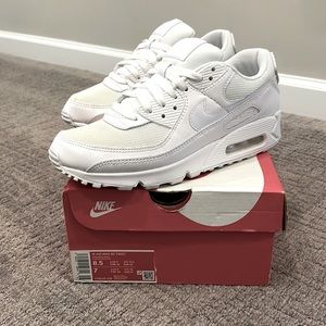 Nike Air Max 90 Twist - Womens Size 8.5 - White/White